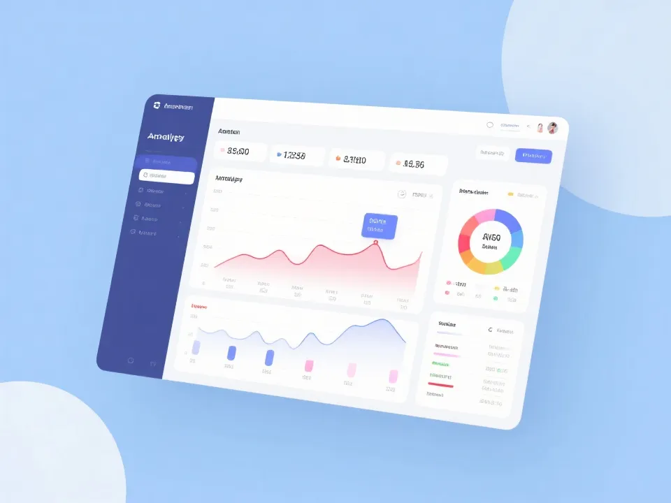 号码走势与统计面板示意图